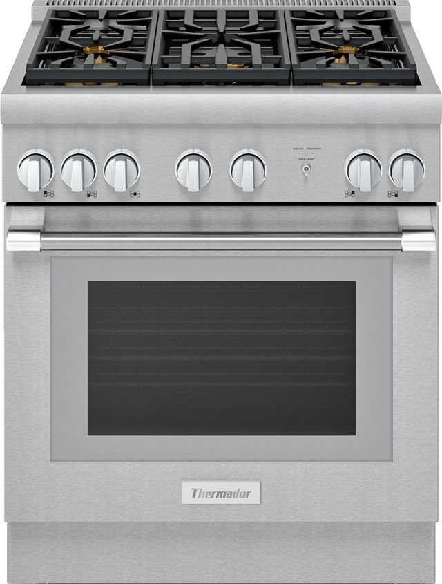 Thermador® 4 Piece Stainless Steel Gas Kitchen Package-3