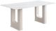ACME Furniture Kalam White Ceramic Top Dining Table with Beige Base-0