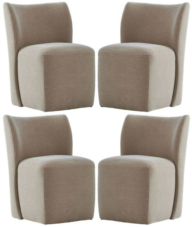 Liberty Furniture Accent Dining 4-Piece Wicker Side Chair Set-0