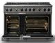 Viking® 7 Series 48" Damascus Gray Pro Style Liquid Propane Gas Range-1