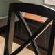 Linon Norah 4-Piece Black/Walnut Dining Set-5