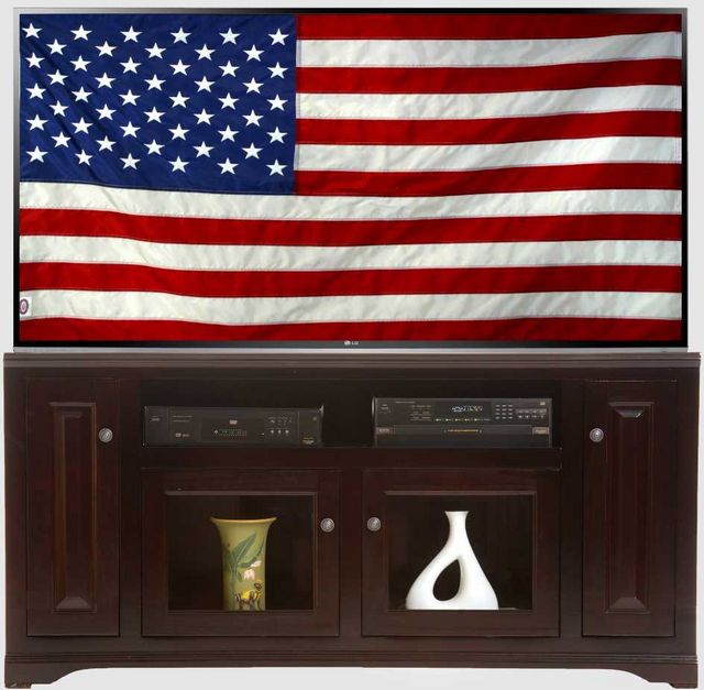 American Heartland Manufacturing Poplar 66" Entertainment Console-1
