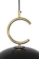 TOV Furniture Chic Black Wide Pendant-2
