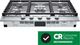 LG 36" Stainless Steel Gas Cooktop with UltraHeat™ Burner-2