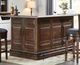 ECI Furniture Manchester Distressed Burnished Walnut Bar-0