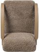 Four Hands Burke Taupe Shearling Accent Chair-5