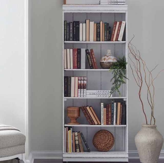 Liberty Furniture Magnolia Manor Antique White 72" Bookcase-1