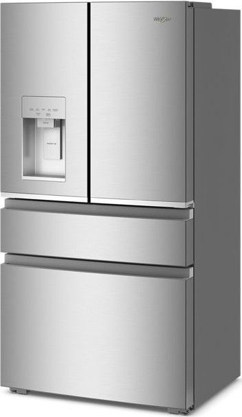 Whirlpool® 36” 21.9 Cu. Ft. Fingerprint Resistant Stainless Steel Counter Depth French Door Refrigerator with Nugget Ice-2