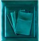 Olliix by Madison Park Essentials 6-Piece Teal Queen Satin Wrinkle-Free Luxurious Sheet Set-1