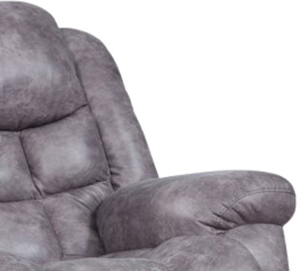 HomeStretch Norton Gray Manual Rocker Recliner | Big Sandy