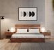 VIG Furniture Nova Domus Lorenzo Light Oak Eastern King Panel Bed-2