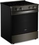 Whirlpool® 30" Black-on-Stainless Slide-In Electric Range-1