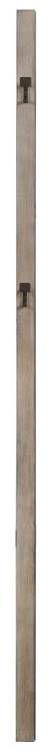 Coaster® Dark Bronze/Washed Oak Floor Mirror-2