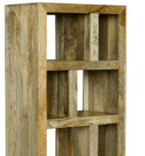 Jaipur Furniture Yoga Dark Brown Tall Bookcase-1