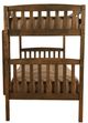 Kodiak Furniture Claire Rustic Walnut Twin Storage Bunkbed-0