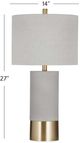 Bassett Mirror Tano Antique Brass/Gray Table Lamp-3