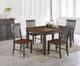 TEI St. Pete Maple/Storm Gray Slat Back Side Chair-1