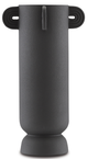 Currey & Company Happy 40 Tube Textured Black Vase-0