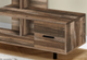 Monarch Specialties Inc. Black/Brown Recovered Wood-Look TV Stand-1