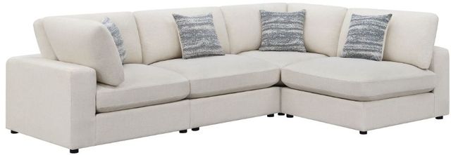 Coaster® Serene 4-Piece Beige Modular Sectional-0