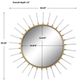Uttermost® Oracle Chrome/Gold Starburst Mirror-2