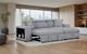 Furniture of America® Chatteris Gray Right-Arm Facing Sectional-1