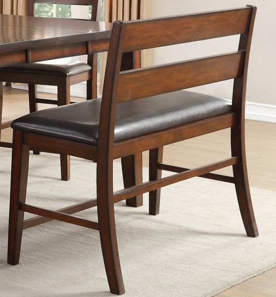 Homelegance® Mantello Cherry Counter Height Bench