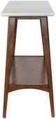 Olliix by Madison Park White/Pecan Parker Console-4