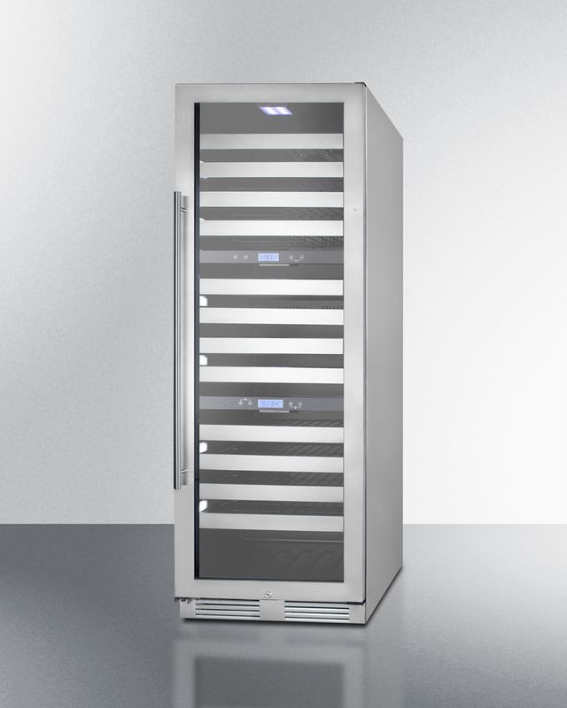 Summit® 24" Triple Zone Wine Cellar-1