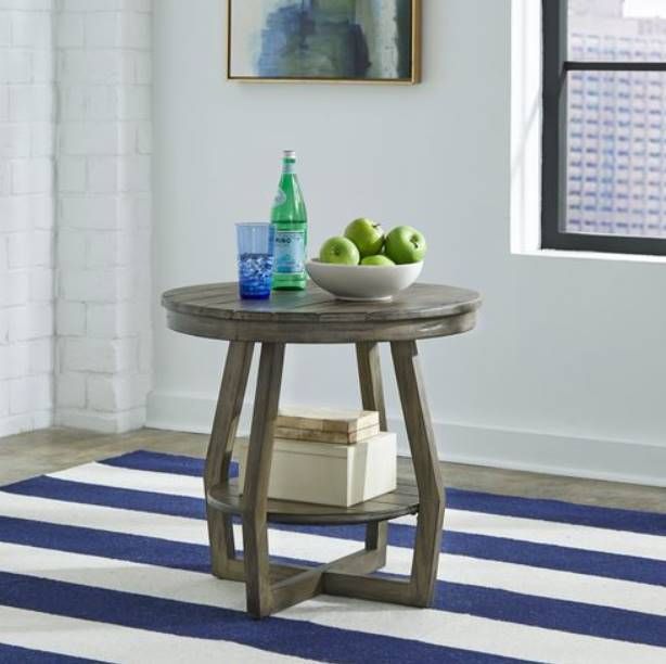 Liberty Furniture Hayden Way Graywash End Table-3