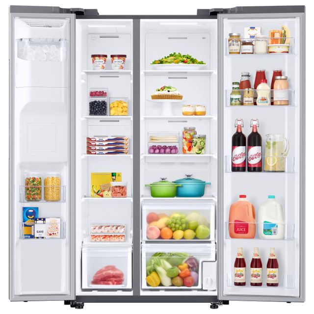Samsung 36 in. 22.0 Cu. Ft. Fingerprint Resistant Stainless Steel Stainless Steel Counter Depth Side-by-Side Refrigerator-9