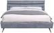 ACME Furniture Doris Gray Leather Eastern King Upholstered Panel Bed-3