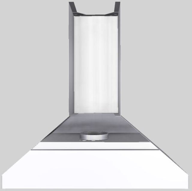 Vent-A-Hood® 36" White Wall Mounted Range Hood-3