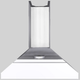 Vent-A-Hood® 36" White Wall Mounted Range Hood-3