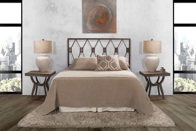 HH2 Home Tripoli Metallic Brown King Headboard/Footboard-4