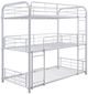 ACME Furniture Cairo White Twin/Twin Triple Bunk Bed-0