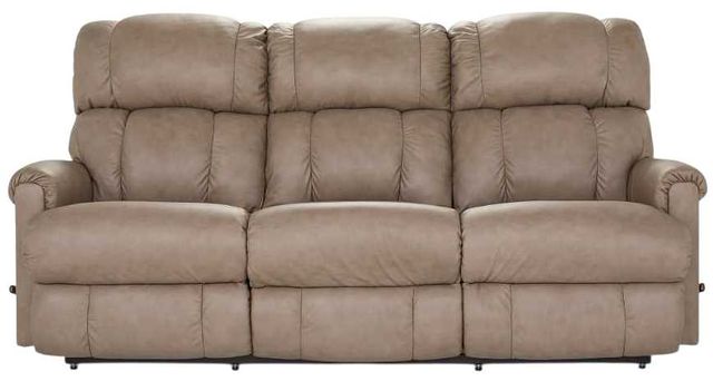 La-Z-Boy® Pinnacle Stone Leather Manual Wall Reclining Sofa-1
