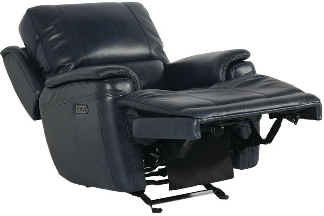 Bassett® Furniture Club Level Burlington Navy Power Recliner-2
