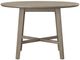 HH2 Home Kirkwood Gray Wire Brush Round Dining Table-2