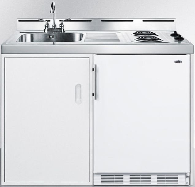 Summit® 48" White All-In-One Kitchenette-0