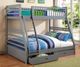 Coaster®Ashton Grey Twin Over Full Slats-2