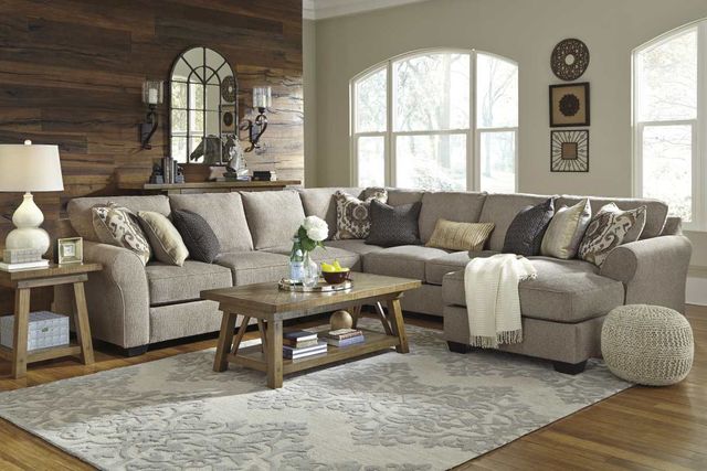 Benchcraft® Pantomine 5-Piece Driftwood Left-Arm Facing Sectional with Chaise-3