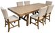 Legends Home Harvest Velvet Gray Trestle Dining Table-2