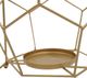 A & B Home Gold Metal Candle Holder-1