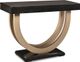 Handstone Contempo Pedestal Sofa Table w/Metal Curves-0