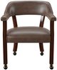 Steve Silver Co. Tournament 5-Piece Brown/Medium Cherry Dining Table Set-5