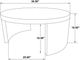 Coaster® Sweeney Black Round Wood Occasional Coffee Table-2