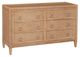 Braxton Culler Customizable Naples Six-Drawer Dresser with Glass Top-3