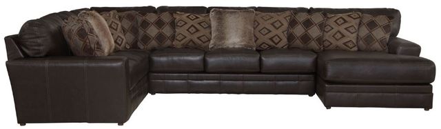 Jackson Furniture Denali 3-Piece Chocolate Right-Arm Facing Sectional and Chaise-1