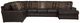 Jackson Furniture Denali 3-Piece Chocolate Right-Arm Facing Sectional and Chaise-1
